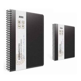 Gıpta 5044 Sunday A4 140 Yp Çizgili Spiralli Deri Kapak Defter