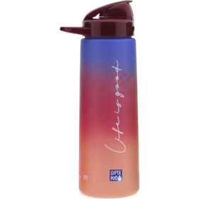 Gıpta 600 ml Bordo Kapak Life is Good Trian Matara