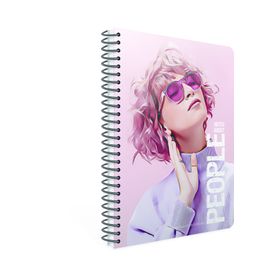 Gıpta 6260 People Spiralli Sert Kapak 17x24 cm 120 Yaprak Çizgili Defter