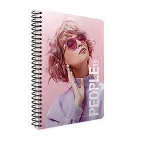 Gıpta 6260 People Spiralli Sert Kapak 17x24 cm 120 Yaprak Çizgili Defter