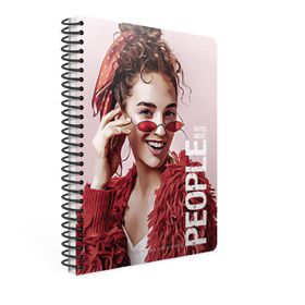 Gıpta 6260 People Spiralli Sert Kapak 17x24 cm 120 Yaprak Çizgili Defter