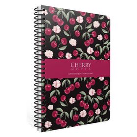 Gıpta 6371 Cherry 17x24 Sert Kapak Çizgili 120 Yaprak Spiralli Defter