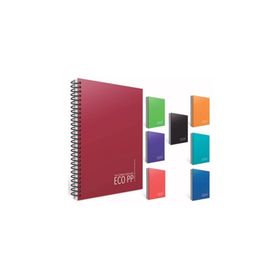 Gıpta 6398 Eko A5 Spiralli PP Kapak 100 Yaprak Çizgili Defter