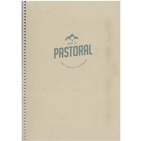 Gıpta 72 Yaprak Çizgili Spiralli Pp. Kapak 17x24 cm Kahve Pastoral Defter
