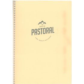 Gıpta 72 Yaprak Çizgili Spiralli Pp. Kapak 17x24 cm Krem Pastoral Defter