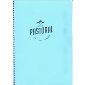 Gıpta 72 Yaprak Kareli Spiralli Pp. Kapak 17x24 cm Mavi Pastoral Defter
