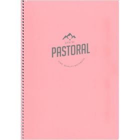 Gıpta 72 Yaprak Kareli Spiralli Pp. Kapak 17x24 cm Pembe Pastoral Defter