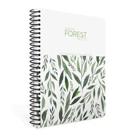 Gıpta A4 100 Yaprak Kareli Forest Spiralli Sert Kapaklı Defter