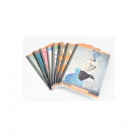 Gıpta A4 120 YP Kareli Orange Book Spiralli Offset Plastik Defter
