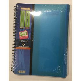 Gıpta A4 240 Yaprak 5 Kareli + 1 Çizgili Plastik Kapaklı Sipiralli Defter