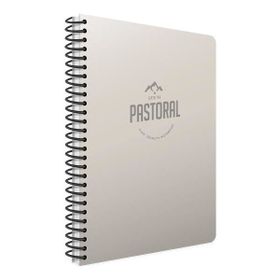 Gıpta A4 96 Yaprak Kareli Spriralli PP Kapak Kahve Pastoral Defter