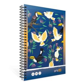 Gıpta A4 96 Yaprak Spiralli Karton Kapak Çizgili Mavi Defter