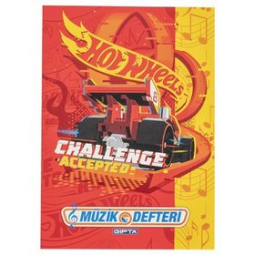 Gıpta A4 Lisanslı 40 Yaprak Hot Wheels 1 Müzik Defteri
