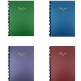 Gıpta A4 Metal Notes Spiralli 100 Yaprak Kareli 4'lü Defter