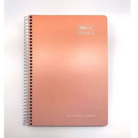 Gıpta A4 Thebook Spiralli Sert Kapak Kareli Çizgili 140 Yaprak Turuncu Defter