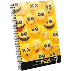 Gıpta A6 80 Yaprak Çizgili Feel Spiralli Ofset Kapaklı Defter