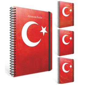 Gıpta A6 80 Yaprak Kareli Sonsuza Kadar Spiralli Ofset Plastİk Kapaklı Defter