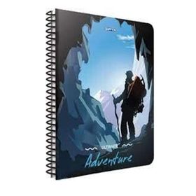 Gıpta Adventure Spiralli Dağcı Karton Kapak 100 Yaprak A4 Çizgili Defter