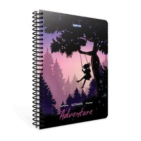 Gıpta Adventure Spiralli Dağcı Karton Kapak 80 Yaprak A4 Kareli Defter