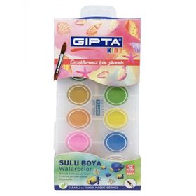 Gıpta Aquarell 12 Renk Sulu Boya Kalemi