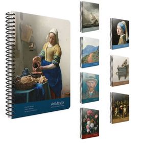 Gıpta Art Master 19x26 cm Spiralli Karton Kapak Kareli Defter