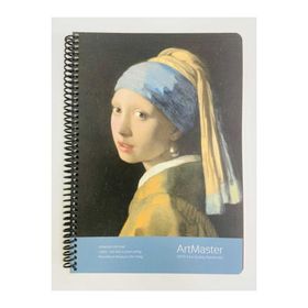 Gıpta Artmaster Çizgili İnci Küpeli Kız Defter