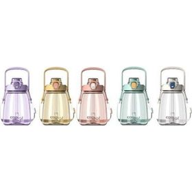 Gıpta Askılı Pipetli Tritan Sporcu 1200 ml Pembe Matara