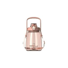 Gıpta Askılı Pipetli Tritan Sporcu 1200 ml Pembe Matara