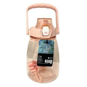 Gıpta Askılı Pipetli Tritan Sporcu 1200 ml Pembe Matara