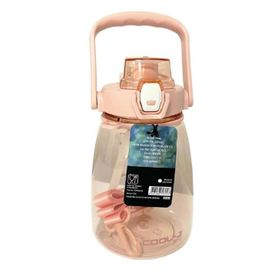 Gıpta Askılı Pipetli Tritan Sporcu 1200 ml Pembe Matara