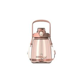 Gıpta Askılı Pipetli Tritan Sporcu 1200 ml Pembe Matara