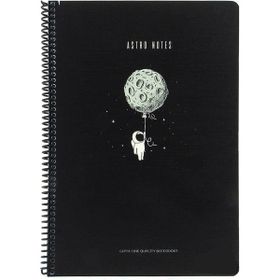 Gıpta Astro Notes Balon 1 Spiralli Karton Kapak 100 Yaprak A4 Çizgili Defter