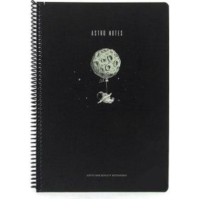 Gıpta Astro Notes Balon 2 Spiralli Karton Kapak 100 Yaprak A4 Çizgili Defter