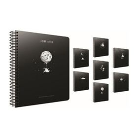 Gıpta Astro Notes Spiralli Karton Kapak A4 60 Yaprak Kareli Defter