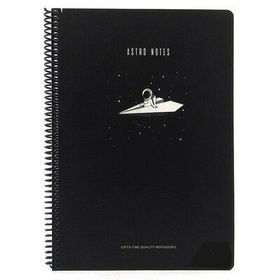 Gıpta Astro Notes Uçak Spiralli Karton Kapak 80 Yaprak A4 Kareli Defter