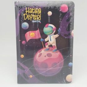 Gıpta Astronot 120 Yaprak Çizgili 14x20 cm Hatıra Defter
