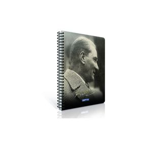 Gıpta Atatürk A6 80 Yaprak Kareli Spiralli Bloknot