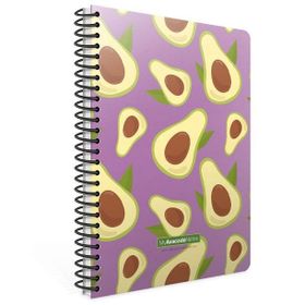 Gıpta Avocado Spiralli Karton Kapak 80 Yaprak A4 Kareli Defter