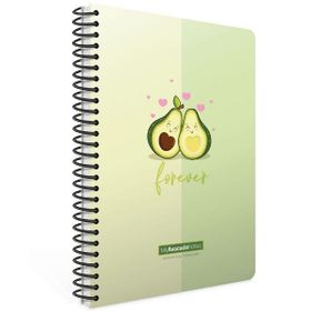 Gıpta Avocado Spiralli Karton Kapak 80 Yaprak A4 Kareli Defter