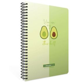 Gıpta Avocado Spiralli Karton Kapak 80 Yaprak A4 Kareli Defter