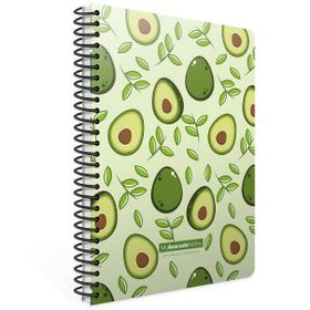 Gıpta Avocado Spiralli Karton Kapak 80 Yaprak A4 Kareli Defter