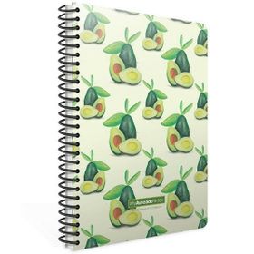 Gıpta Avocado Spiralli Karton Kapak 80 Yaprak A4 Kareli Defter