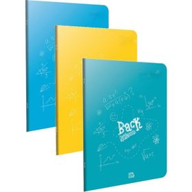 Gıpta Back A4 Plastik Kapak Dikişli Kareli 60 Yaprak 3'lü Defter