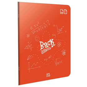 Gıpta Back Tel Dikiş Plastik Kapak A4 40Yaprak Kareli Defter