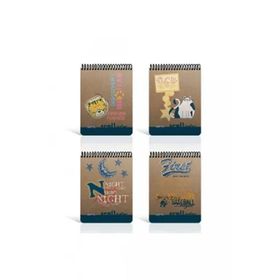 Gıpta Bloknot Craft Spiralli Sert Kapak Kareli 100 Yaprak A4 Bloknot Defter