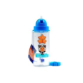 Gıpta Blue-Me Tritan Desenli Pipetli 500 cc Matara