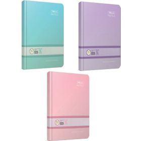 Gıpta Book Pastels Sert Kapak 200 Yaprak 20x28 cm Çizgili 3'lü Defter