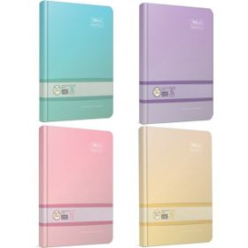 Gıpta Book Pastels Sert Kapak 200 Yaprak 20x28 cm Çizgili 4'lü Defter
