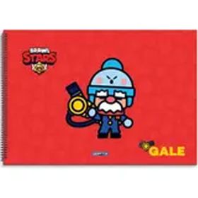 Gıpta Brawlstar 25x35 15 Yaprak Resim Defteri