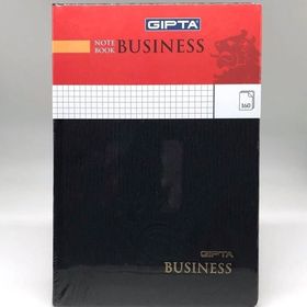 Gıpta Business Sert Kapak 17x24 160 Yaprak Siyah Kareli Defter